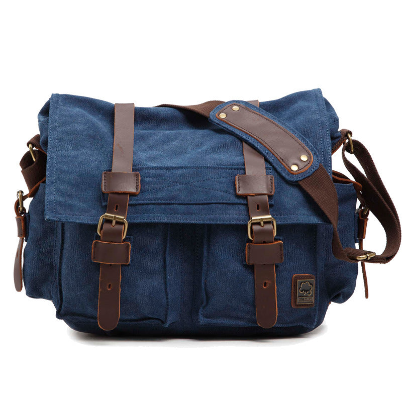 Men&#39;s canvas shoulder bag