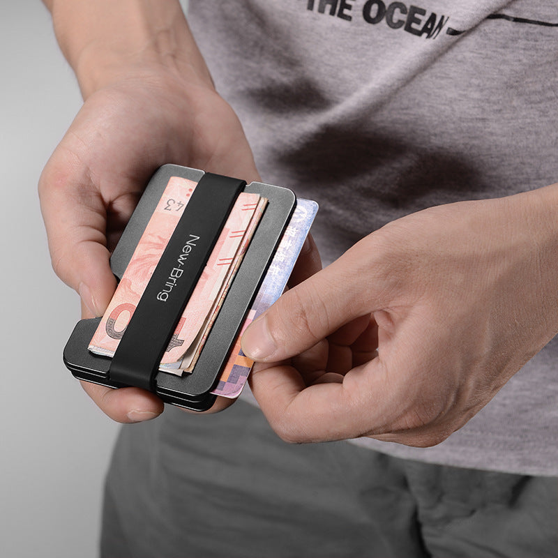 Multifunctional key case men&#39;s metal card case
