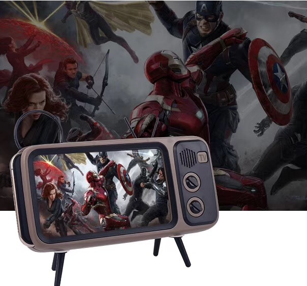 Retro TV mini portable audio