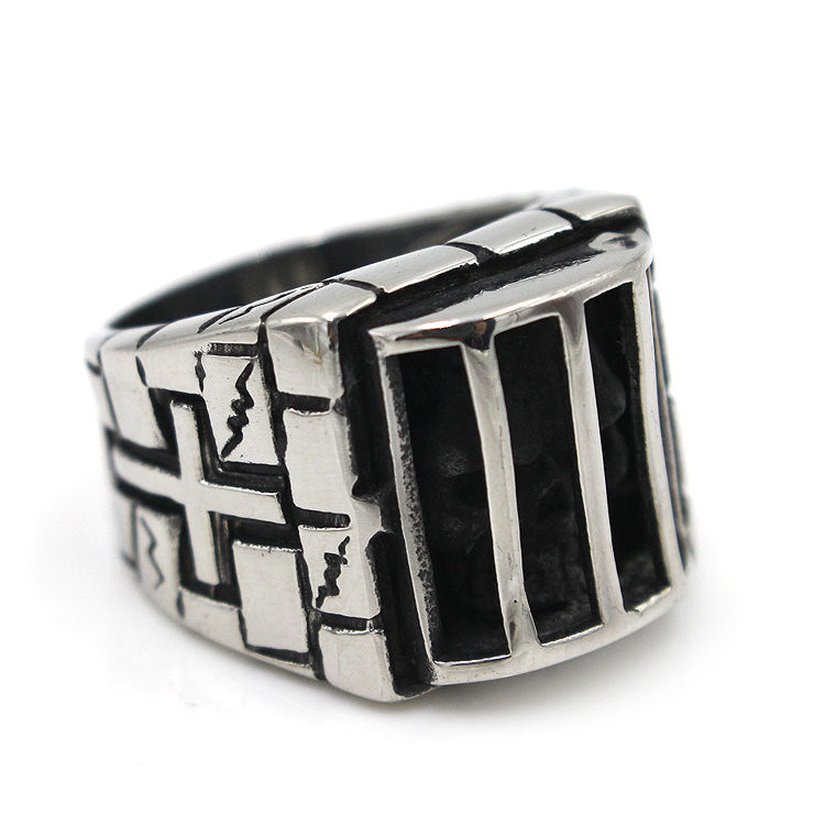 Titanium steel ghost head cross ring