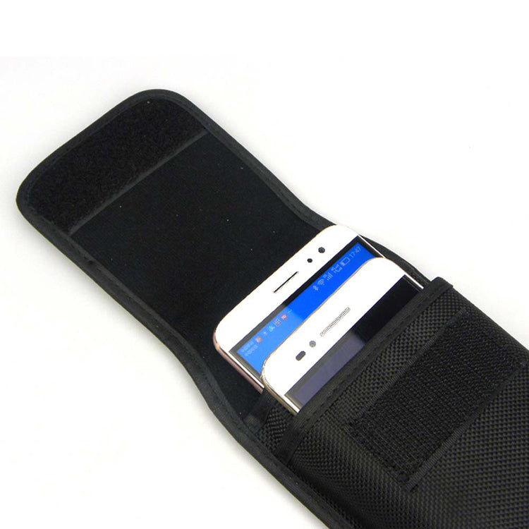 Double nylon cell phone belt bag
