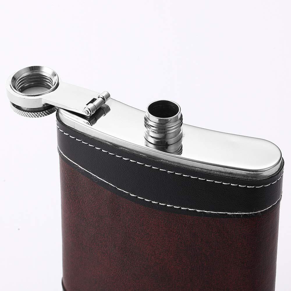 Stainless steel hip flask high-end carry wine bottle