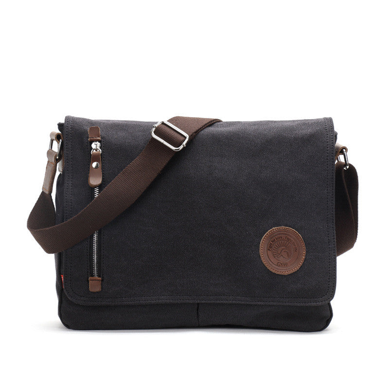 New canvas bag men&#39;s shoulder bag