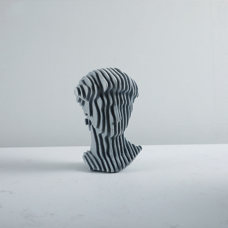 New Modern Minimalist Sculpture Ornament Resin