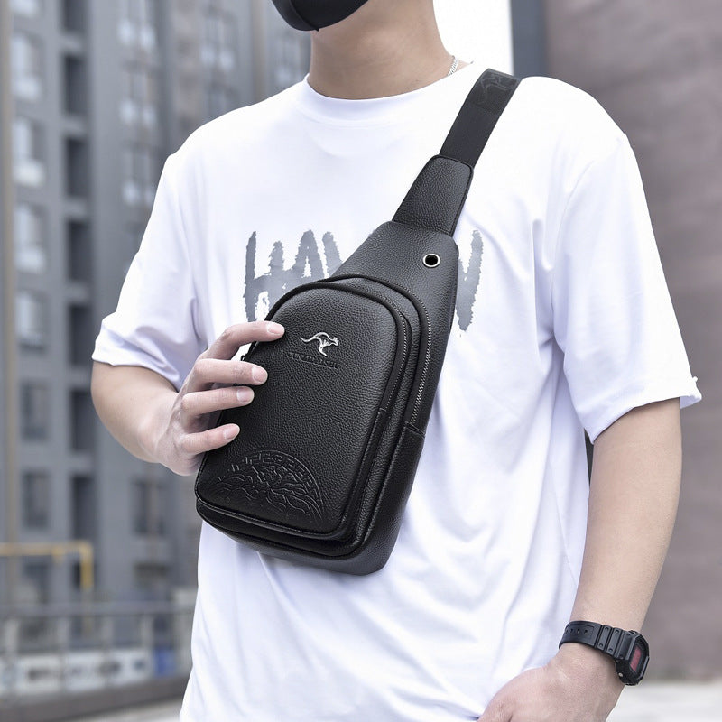 Kangaroo Chest Bag Casual Men&#39;s Shoulder