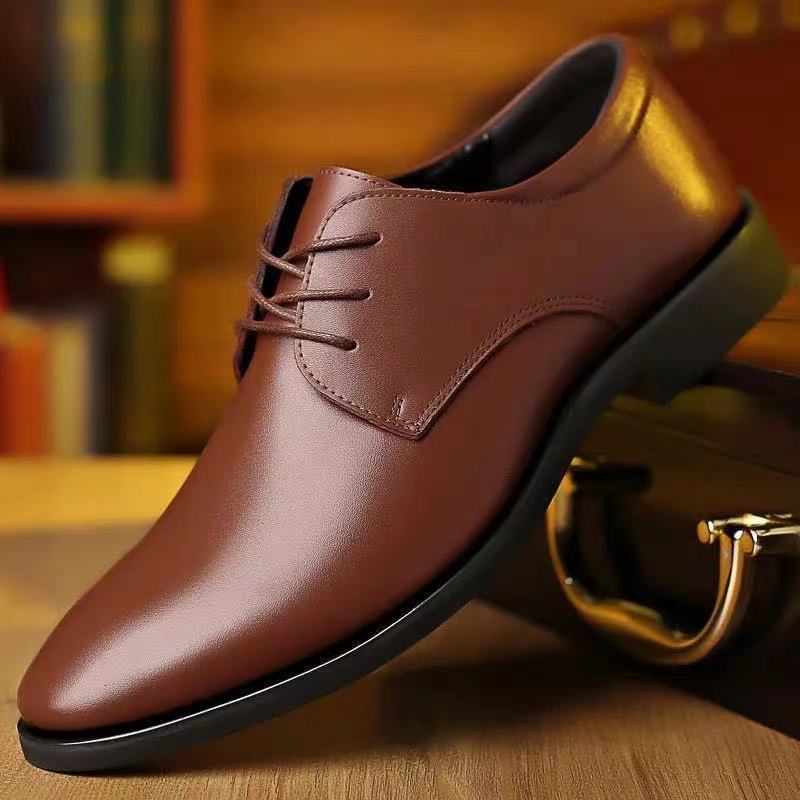 Men&#39;s Casual Business Formal Wear Leather Shoes