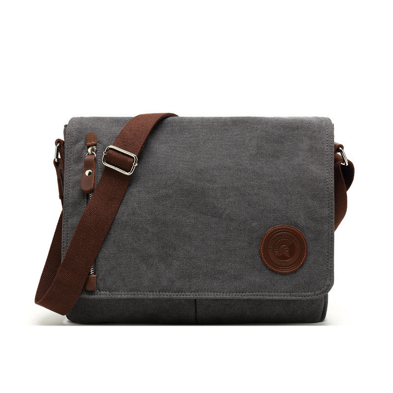 New canvas bag men&#39;s shoulder bag