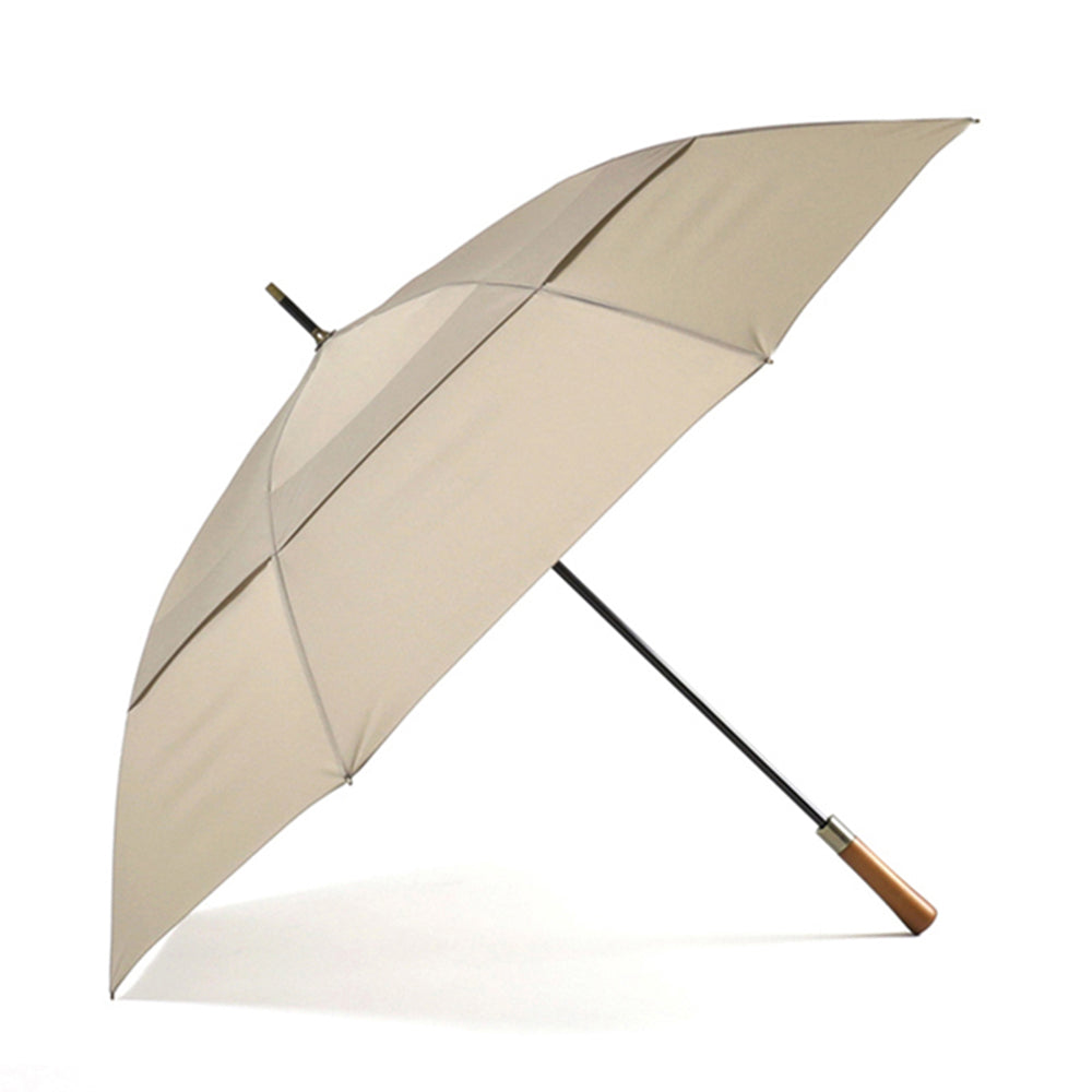 Retro long straight automatic umbrella