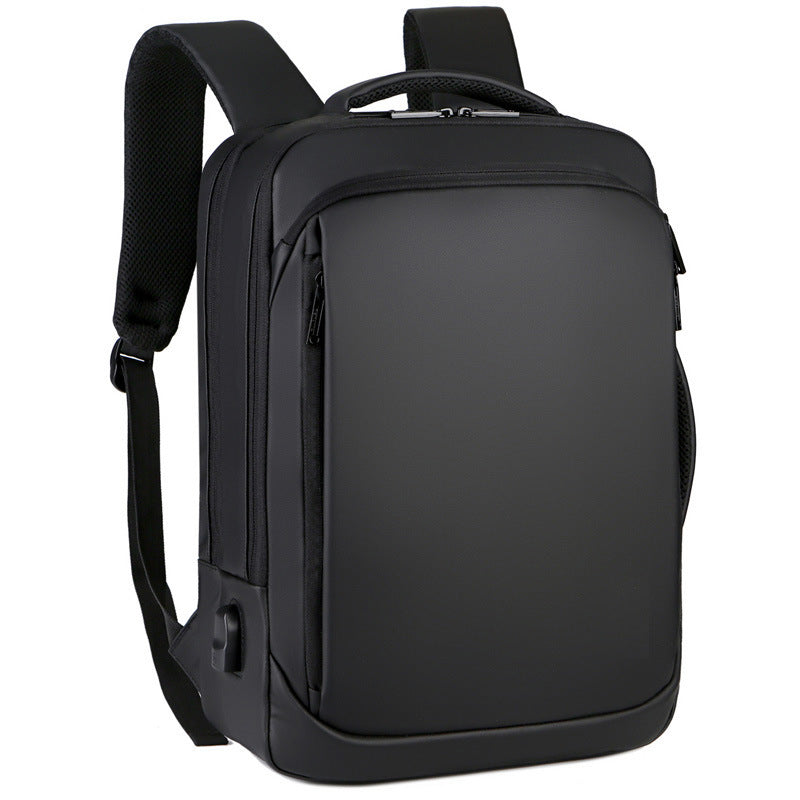 Men&#39;s Backpack Business USB Waterproof Simple Backpack