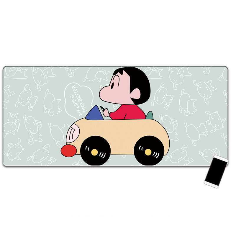 Oversized Pink Girl Heart Gaming Office Mouse Pad