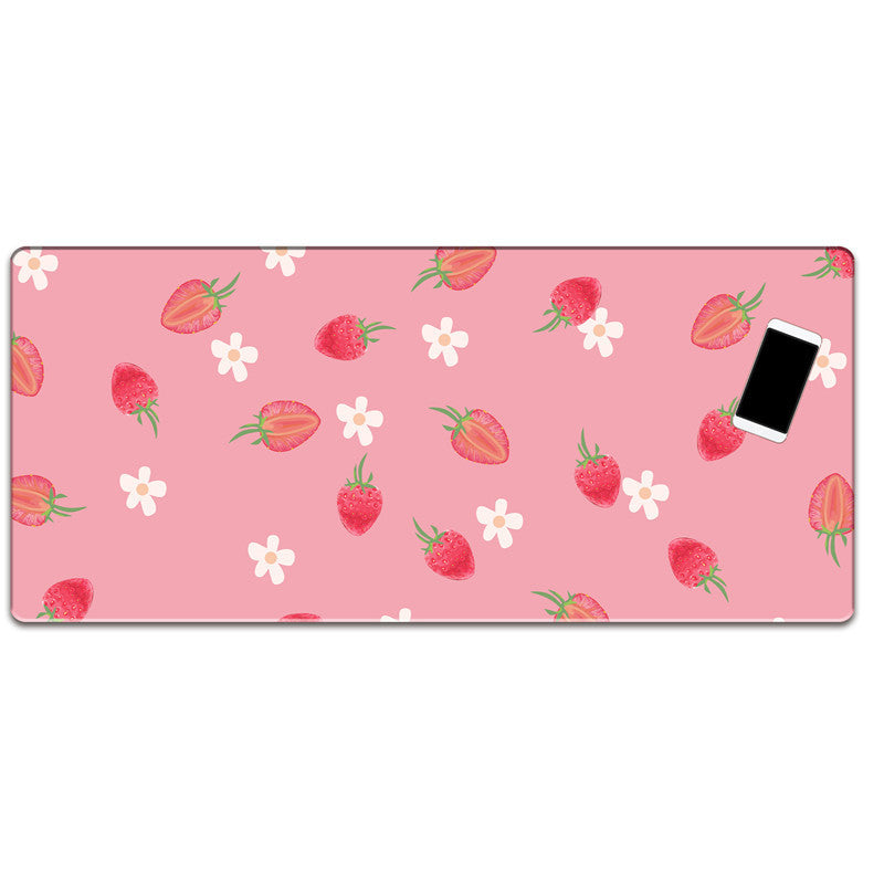 Oversized Pink Girl Heart Gaming Office Mouse Pad