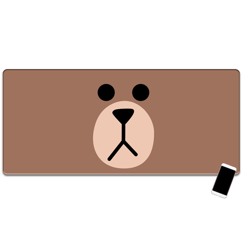 Oversized Pink Girl Heart Gaming Office Mouse Pad