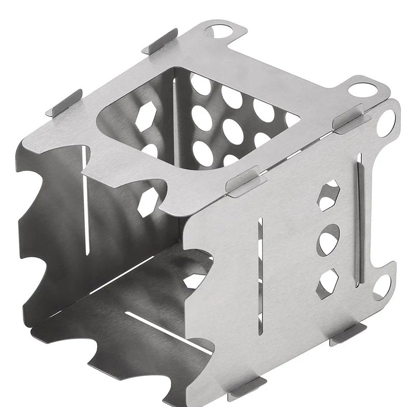 Outdoor Camping Portable Stainless Steel Wood Stove