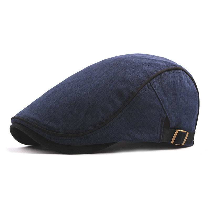 New Korean Cotton Beret Men&#39;s British Fashion Cap