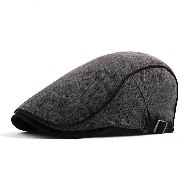 New Korean Cotton Beret Men&#39;s British Fashion Cap