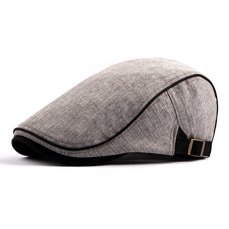 New Korean Cotton Beret Men&#39;s British Fashion Cap