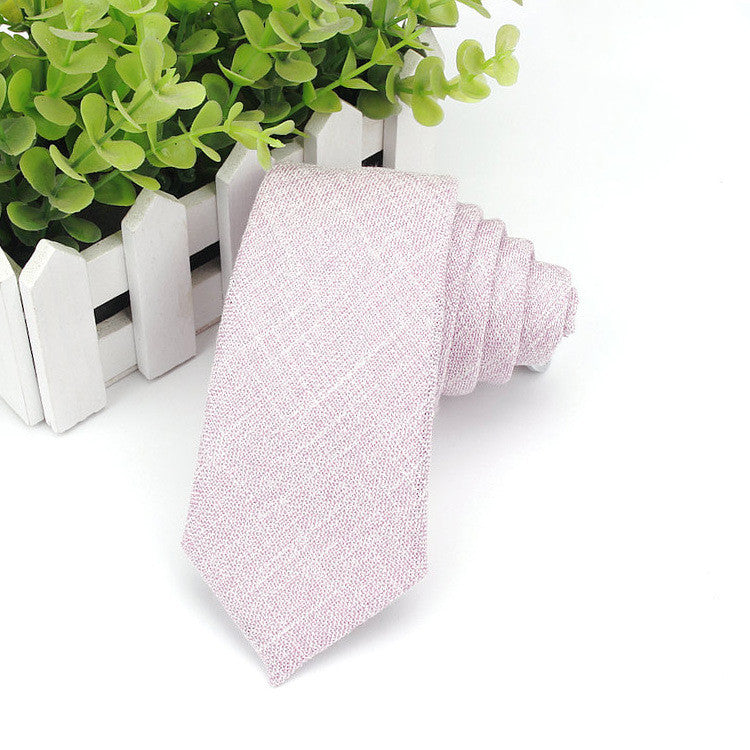 Men&#39;s Neckties Wholesale Super Narrow Spot Imitation Wool 6cm