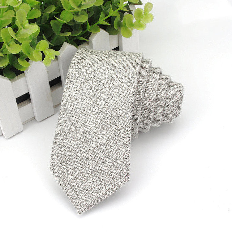 Men&#39;s Neckties Wholesale Super Narrow Spot Imitation Wool 6cm