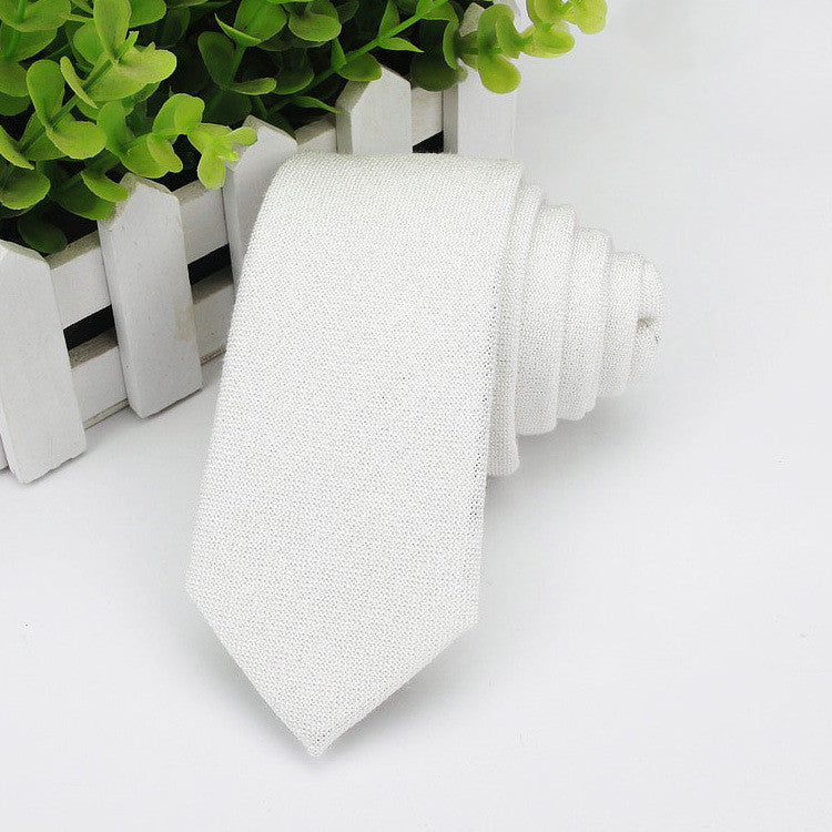 Men&#39;s Neckties Wholesale Super Narrow Spot Imitation Wool 6cm