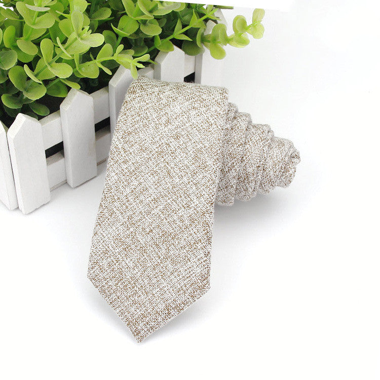 Men&#39;s Neckties Wholesale Super Narrow Spot Imitation Wool 6cm