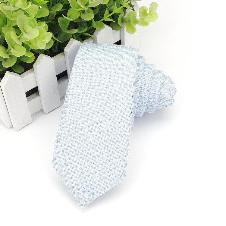 Men&#39;s Neckties Wholesale Super Narrow Spot Imitation Wool 6cm