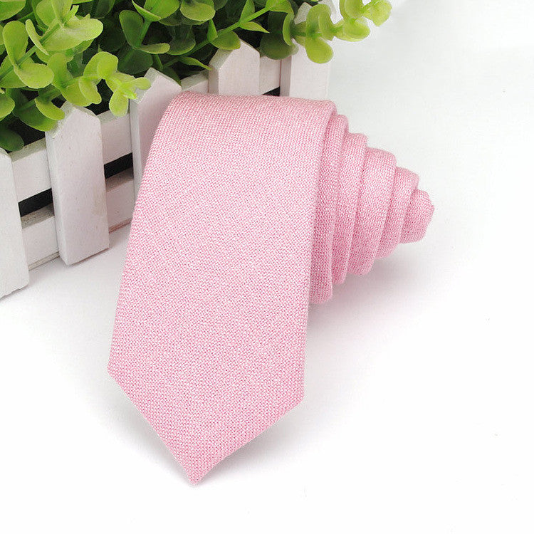 Men&#39;s Neckties Wholesale Super Narrow Spot Imitation Wool 6cm