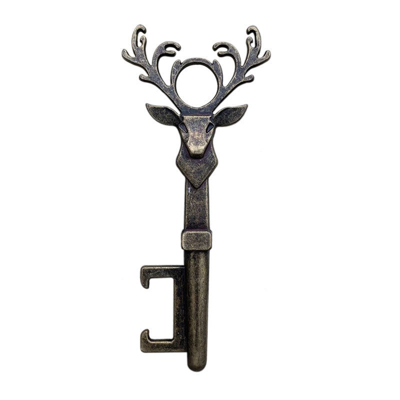 Deer&#39;s Head Beer Bottle Opener Metal Craft Bottle Opener
