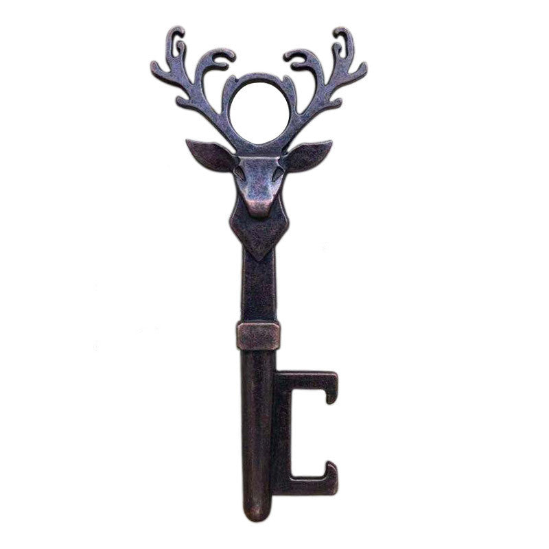 Deer&#39;s Head Beer Bottle Opener Metal Craft Bottle Opener