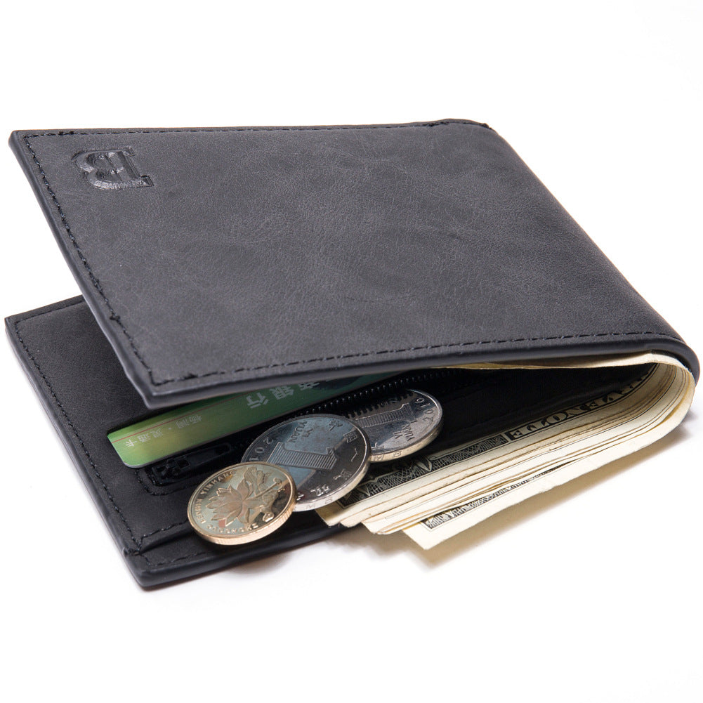 Men&#39;s Wallet Short Paragraph Coin Purse Wallet