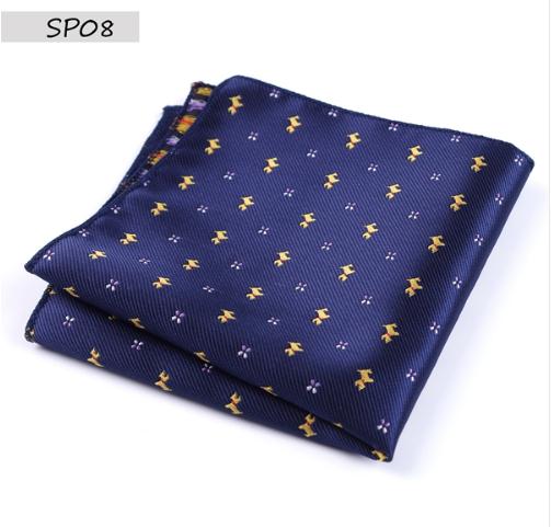 New cravat Hankerchief Practical Hankies Men&#39;s Pocket Print