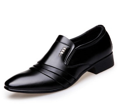 Leather Shoes Men Summer Breathable Men&#39;s Shoes