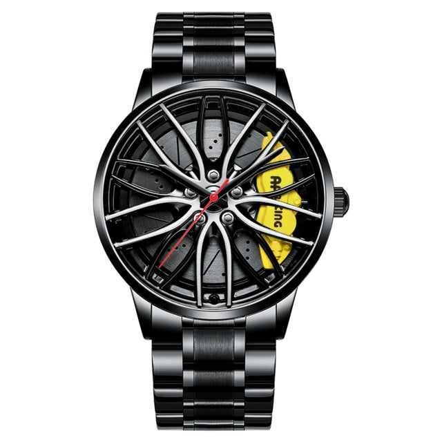 Automatic Movement Men&#39;s Hollow Wheel Watch
