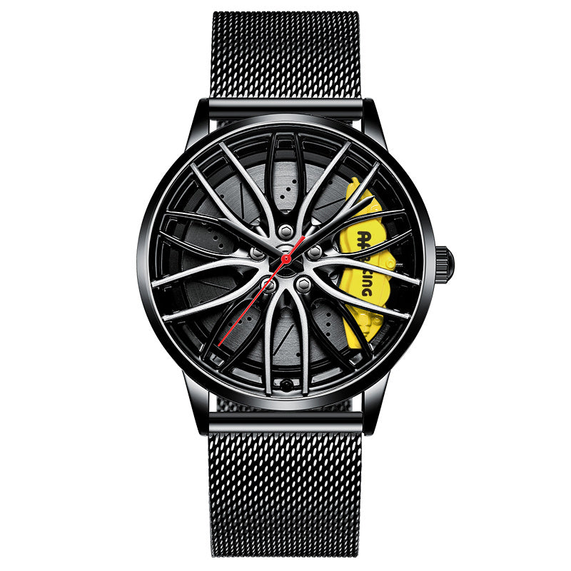 Automatic Movement Men&#39;s Hollow Wheel Watch