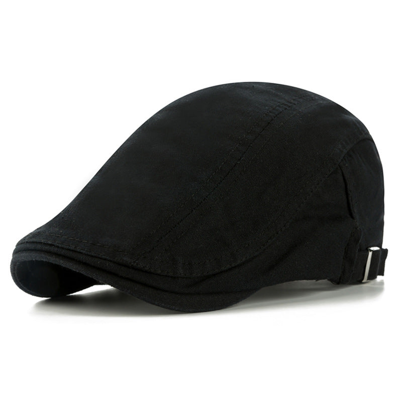 Classic Light Board Solid Color Cotton Hat Sunshade