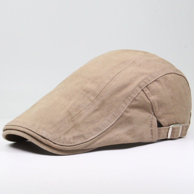 Classic Light Board Solid Color Cotton Hat Sunshade
