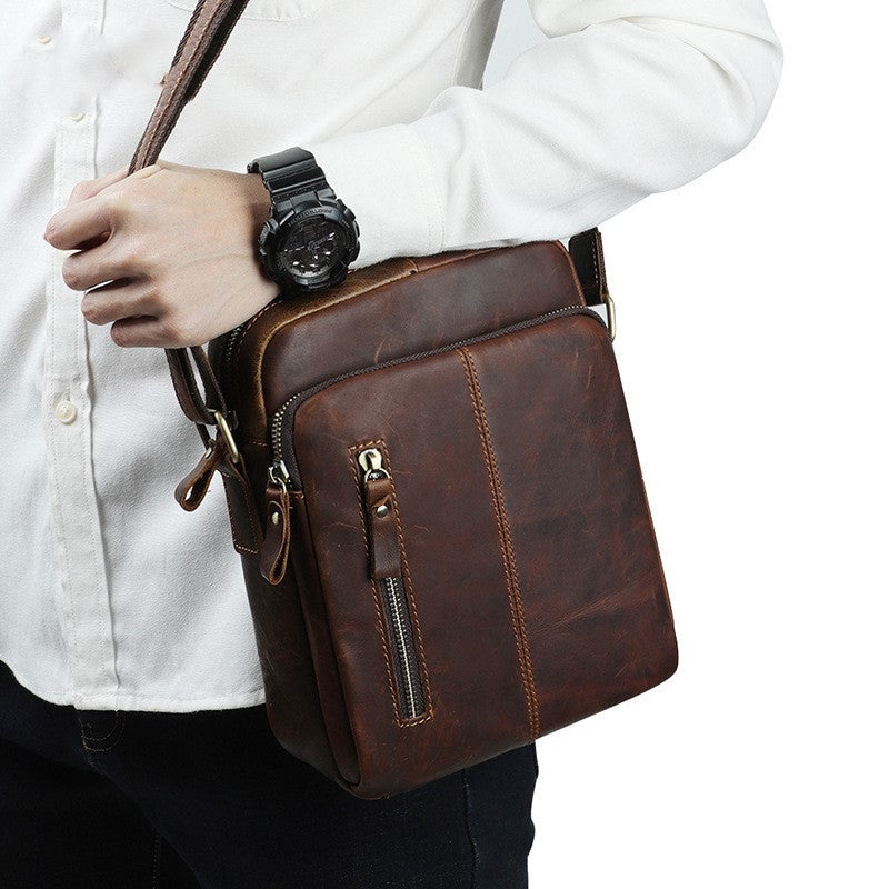 Retro shoulder messenger bag casual men&#39;s bag