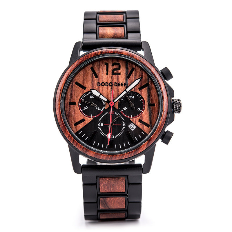 DODO DEER Explosive Wood Men&#39;s Watch
