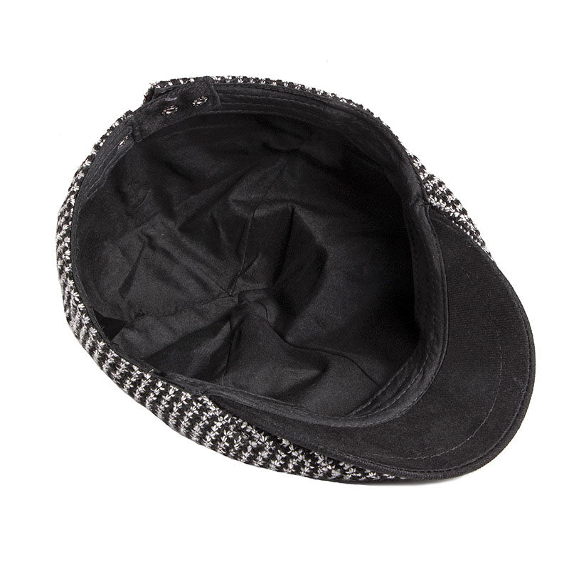 Men&#39;s British Vintage Knitted Beret Cap
