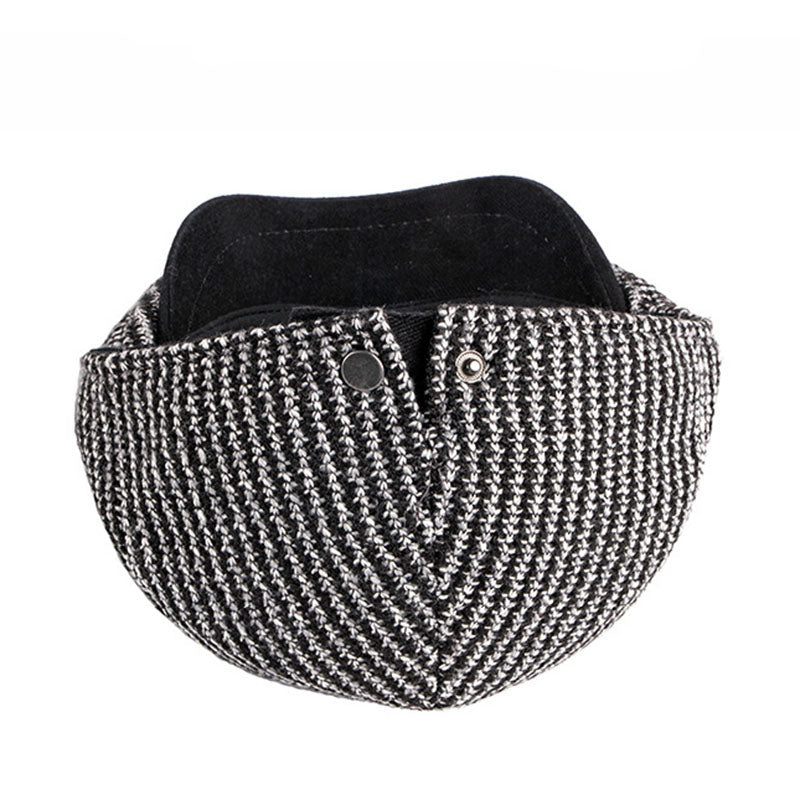 Men&#39;s British Vintage Knitted Beret Cap