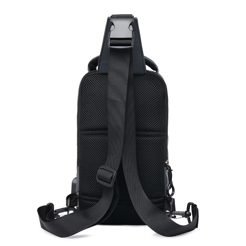 Men&#39;s Chest Bag Oxford Cloth Waterproof Shoulder Bag
