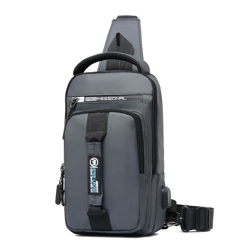 Men&#39;s Chest Bag Oxford Cloth Waterproof Shoulder Bag