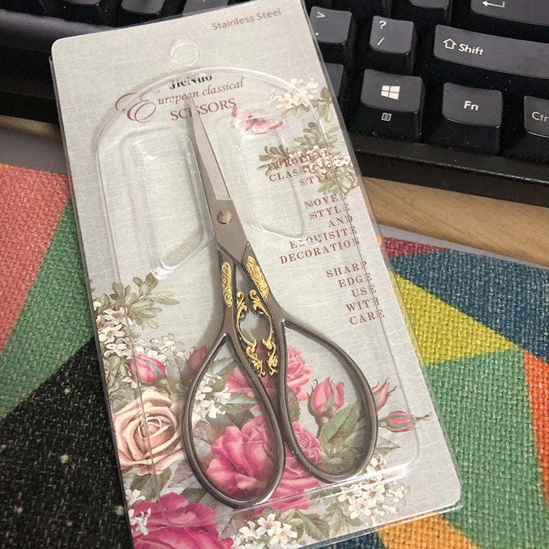 Japanese Portable Vintage Gold Handmade Scissors