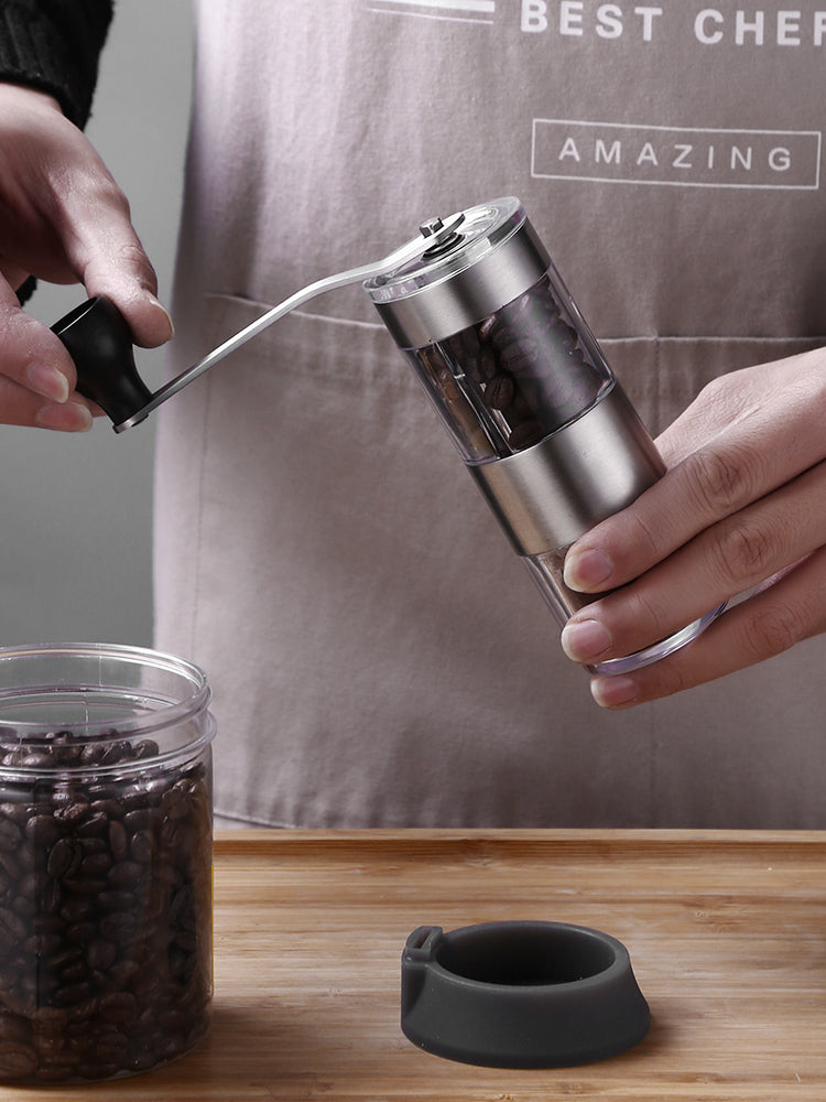 Hand Grinder Coffee Bean Grinder Small Mini Manual Grinder All-In-One Coffee Machine