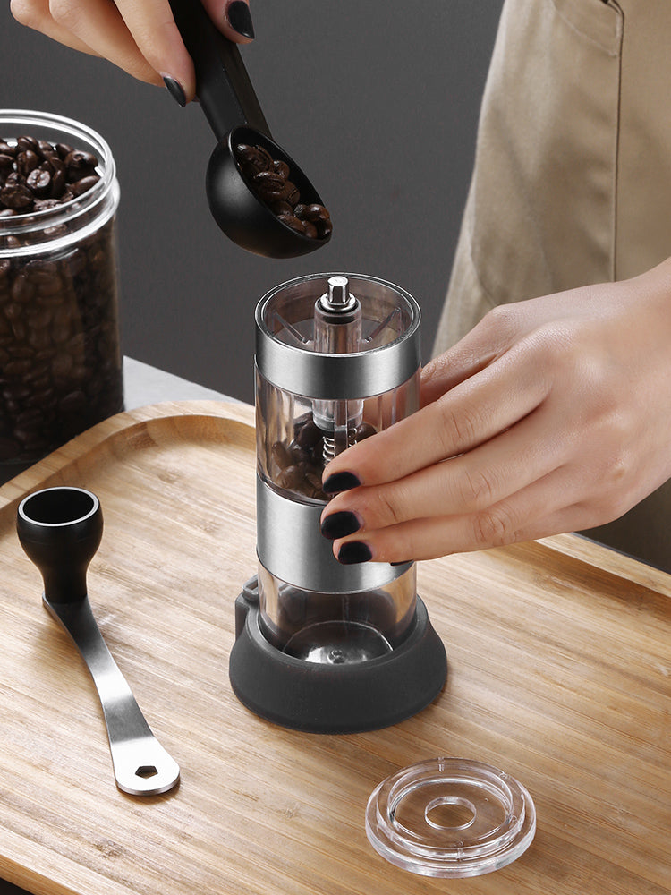Hand Grinder Coffee Bean Grinder Small Mini Manual Grinder All-In-One Coffee Machine