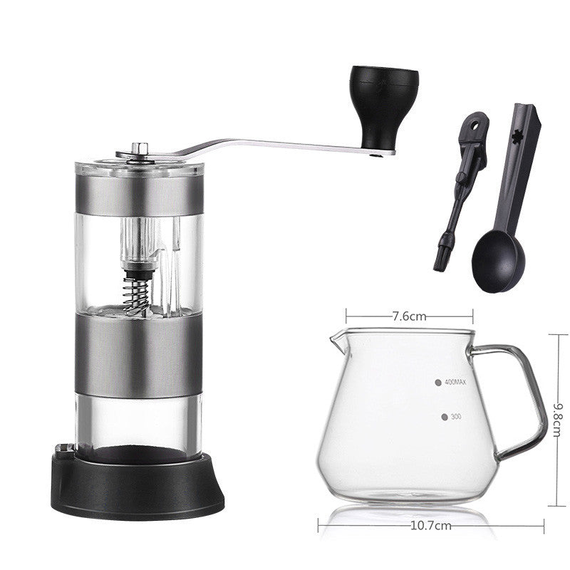 Hand Grinder Coffee Bean Grinder Small Mini Manual Grinder All-In-One Coffee Machine