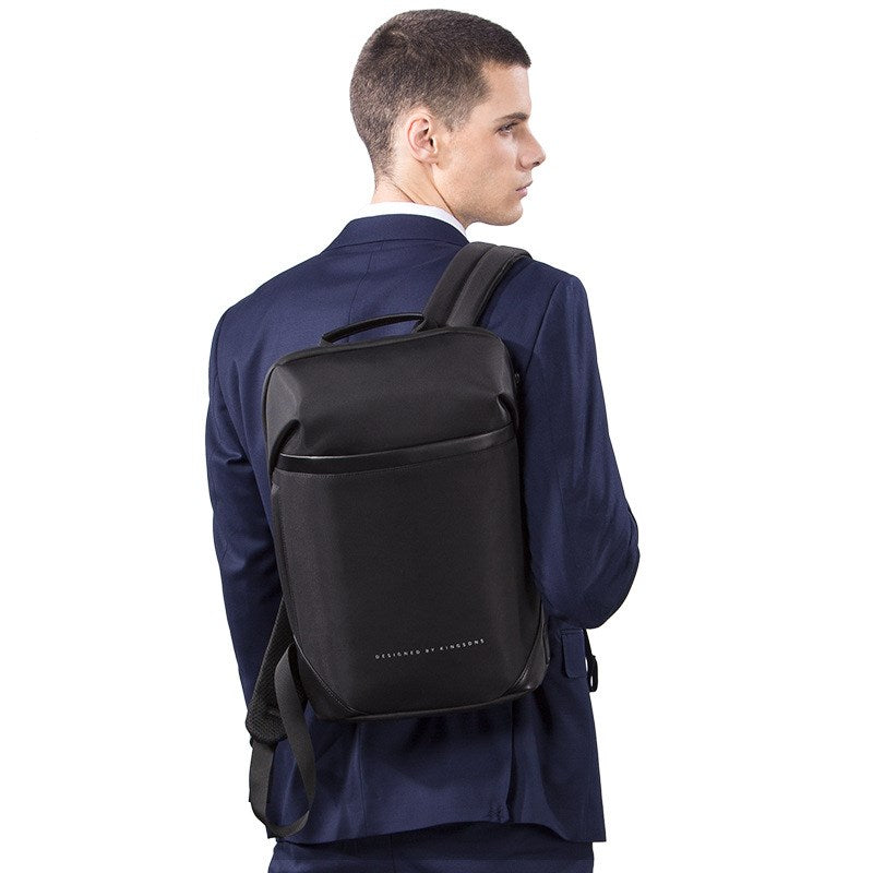 Men&#39;s Business Backpack Film Is Water-repellent