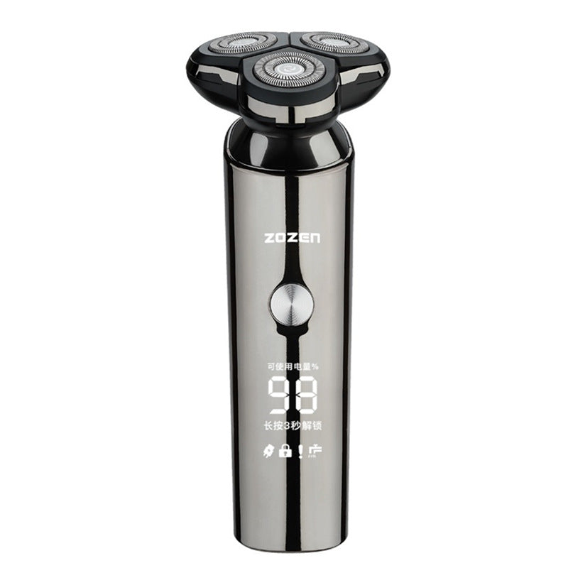 Digital Display Three-Head Touch Switch Shaver