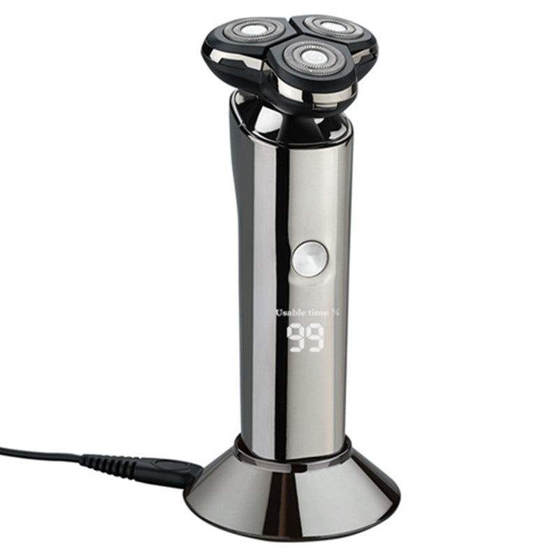 Digital Display Three-Head Touch Switch Shaver