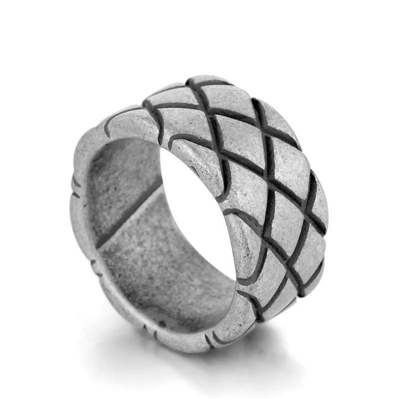 Alloy Viking Triangle Ring Retro Hammer Retro Punk Jewelry Finger Men&#39;s Love Jewelry