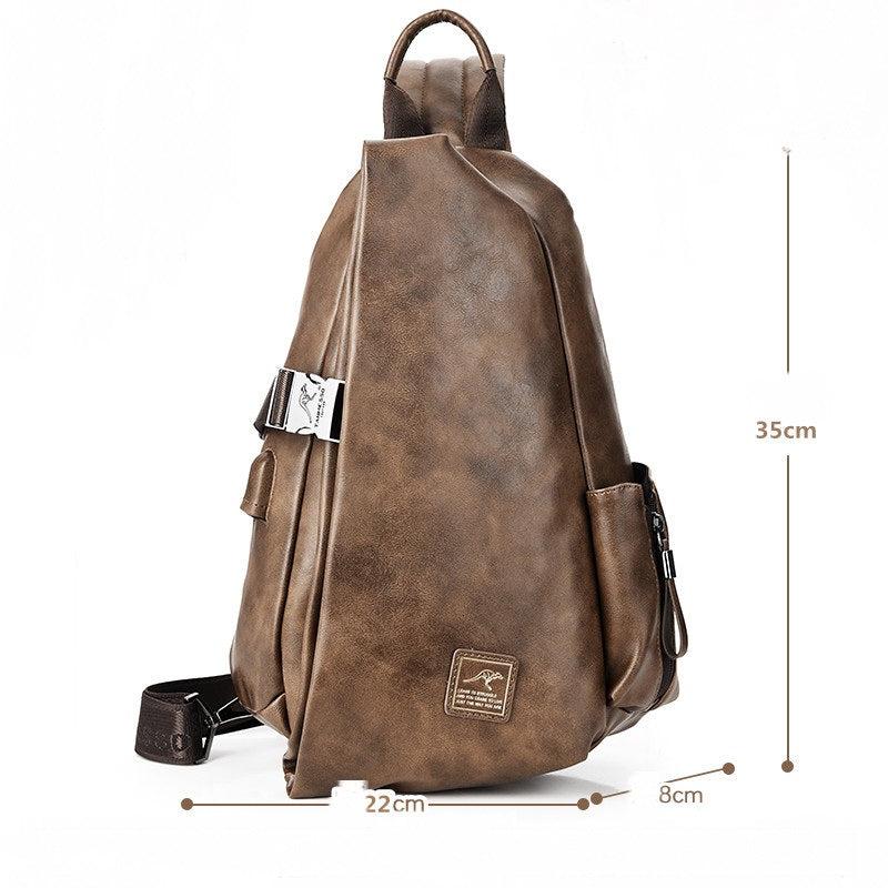 Shoulder Bag Messenger Bag Men&#39;s Bag Large Capacity Student Backpack Korean Casual Men&#39;s Bag